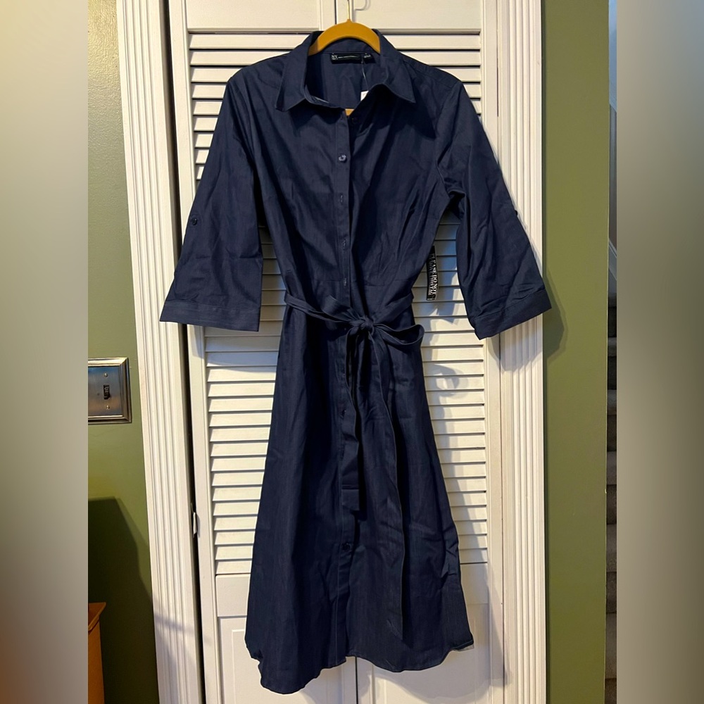 👗NY&Co Denim Belted Dress👗